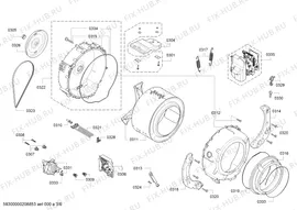 Манжета люка для стиралки Siemens 00775321
