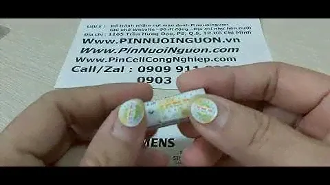 Pin Siemens S7-400, Siemens 6ES7971-0BA00 lithium 3.6v AA 2600mAh Xuất xứ PHÁP (Pinnuoinguon.vn)