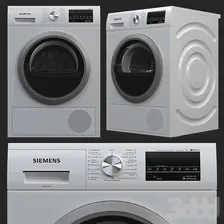 Сушильная машина Siemens IQ500 WT45W459OE - Бытовая техника - 3D модель